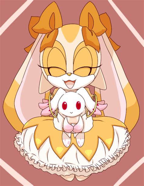 The chao that is with her is cheese if you doubt it.xd the credit of the costume and the chao came from ~darktailsxz (link) cr. cream the rabbit crying - Google Search | Еж соник, Милые ...