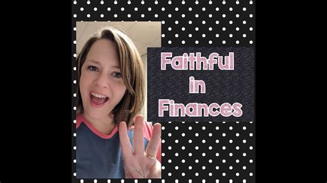 Each verse is quoted then followed by a brief comment. 3 Ways God Has Been Faithful In Our Finances - YouTube
