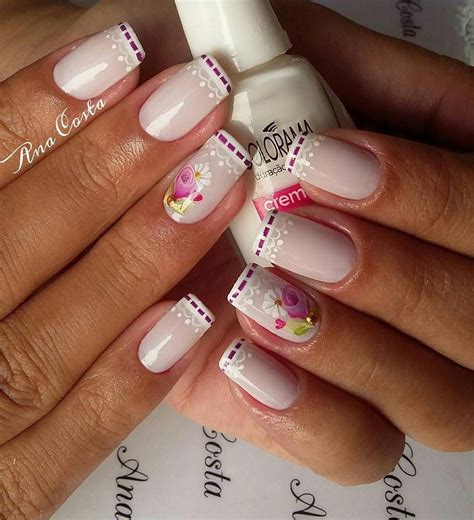 Las uñas decoradas son básicamente uñas postizas que se pueden adherir a la uña real. Diseños de Uñas creativos decoradas... #uñasdecoradasbonitas | Pink nail art, Nail art designs ...