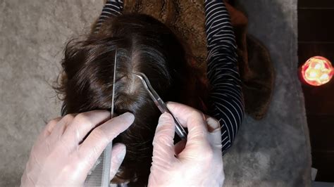 ASMR Scalp Check No Talking #12 - YouTube