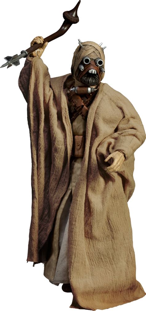 Fans have theorized for a long time about what tusken raiders and jawas look like. Star Wars Tusken Raider Sixth Scale Figure by Sideshow ...