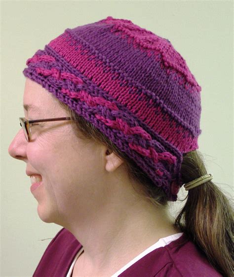 Ponytail hat pattern knitting pattern ponytail beanie pattern womens hat pattern hole hat ponytail hat scarf pattern bonnet femme knit hat with ponytail hole. Messy Bun and Ponytail Hat Knitting Patterns- In the Loop ...