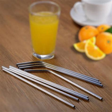 Металлические эко трубочки для напитков STRAWS BAR многоразовые ...