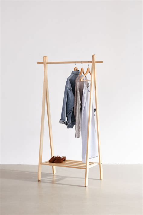 Air dry your clothes on our foldable, durable, hardwood laundry room essential! Wooden Clothing Rack | Wood clothing rack, Wooden clothes ...