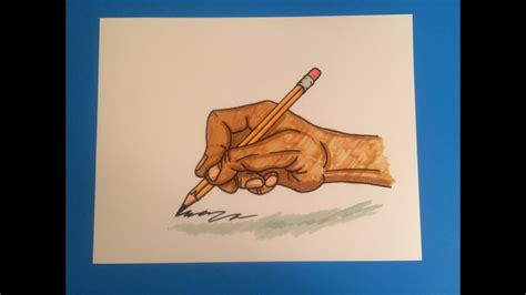 Follow me to find out more drawing videos!my tiktok : Hand Holding Pencil - YouTube