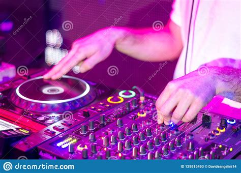 Something every dj needs is music. Dj mixing music stock image. Image of audio, happy, electronic - 129815493