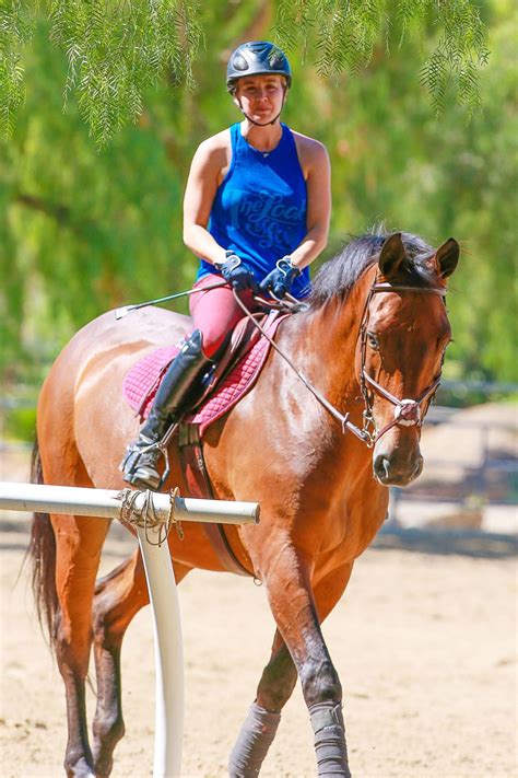 Horses narrowly miss man standing on track during race at trentham. Kaley Cuoco Riding Her Horse in Simi Valley - September ...