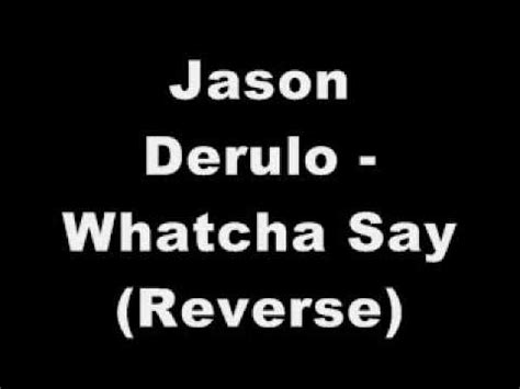 Feofilov — налево направо + whatcha say jason derulo 01:42. Jason Derulo - Whatcha Say ( SUBLIMINAL / REVERSE MESSAGE ...