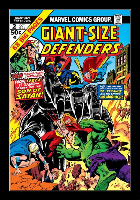 Giant-Size Defenders (1974-1975) #2 - Marvel Comics | Defenders comics, Marvel comics covers, Comics