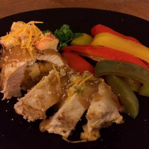 Do not overcrowd, cook in batches if needed. Mouth-watering Apple Stuffed Chicken Breast