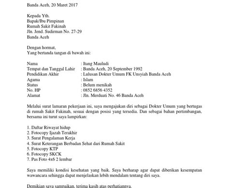 Sebelum ke pembahasan utama mengenai contoh surat lamaran kerja, sebaiknya kita ketahui terlebih dahulu format, cara, dan tips dalam penulisan 5. Contoh Surat Lamaran Kerja Ke Dinas Kesehatan - Contoh ...