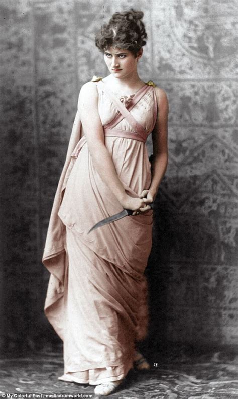 Likewise, she should be an evergreen here! Early fashion photographs turn to colour | Daily Mail Online