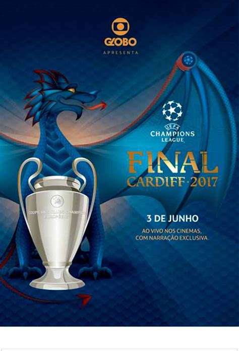 The 2020/21 uefa champions league final will be held at porto's estádio do dragão on saturday 29 may, with english winners assured as manchester city the final was originally intended to take place at istanbul's atatürk olympic stadium. Final UEFA Champions League 2017 - Uai Cinema