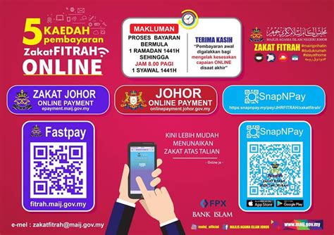 Online zakat (tithe) payment for this ramadan has been give the green light in view of the ongoing movement control order (mco). Bayaran Zakat Fitrah Secara Dalam Talian Bagi Daerah Johor ...