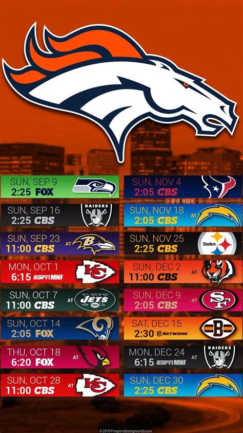 Please contact them for service questions. Pin by Christopher Irish on Nfl football schedule (With ...