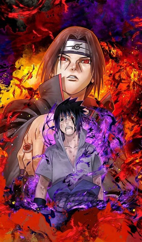 Itachi itachi uchiha fond d ecran telephone manga et. Sasuke et son frère | Fond d'ecran dessin, Fond ecran ...