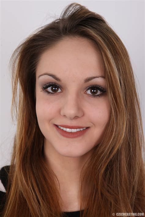 Super hot brunette at czech casting. Lucie - Czech Casting