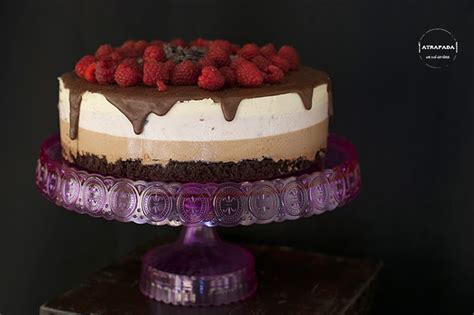 Tort de mousse cu zmeura & ciocolata / raspberry chocolate mousse cake. CHOCOLATE RASPBERRY MOUSSE CAKE (TARTA MOUSSE DE CHOCOLATE ...