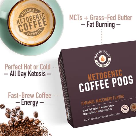 Rich caramel meets a hint of morning java in this brand new flavor, developed by our friends and coffee aficionados joe and rachel of 2 krazy ketos! Rapid Fire Caramel Macchiato Ketogenic High Performance ...