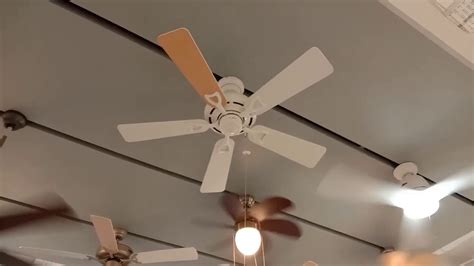 The fan helps cool a room in the summer and keeps a room warmer in the winter. 44" Hunter Seville Ceiling Fan - YouTube