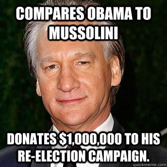 Mama mia, that's a spicy meatball.like for free iphone 5 Compares Obama to Mussolini Donates $1,000,000 to his re ...