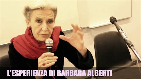 She was given a catholic education. Barbara Alberti parla della sua esperienza con la malattia ...