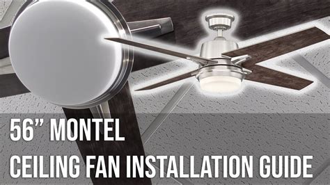 This buying guide will help you find the best fan for any room in. 56" Montel Ceiling Fan Installation Guide - YouTube