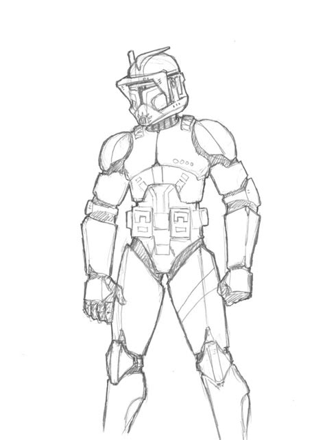 Arc trooper coloring pages during development of the empire strikes back lucas initially co star wars clone wars fox coloring page star wars colors. Episode 2 Cody by commander-13 on DeviantArt