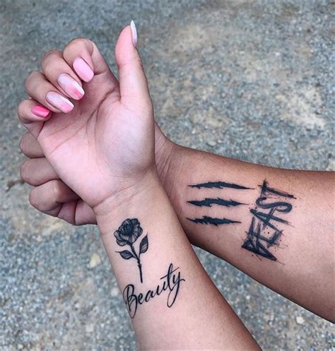 See more ideas about couple outfits, matching couples, matching couple outfits. Remantc Couple Matching Bio Ideas - 112 Hopelessly Romantic Couple Tattoos That Are Better ...