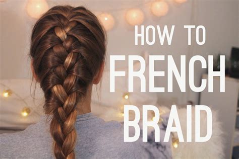 Braids for short hair #9 the french braid. How to french braid - for beginners - YouTube | Braided hairstyles easy, Cool braid hairstyles ...
