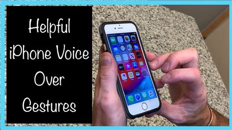 If you don't like the voiceover voice, you can change it to a male, change to different accents, and download a bunch more. 5 Helpful iPhone Voice Over Gestures - YouTube