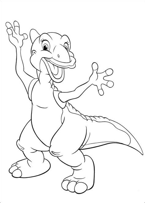 Match the lake name to the number. Kids-n-fun.com | 26 coloring pages of Land Before Time