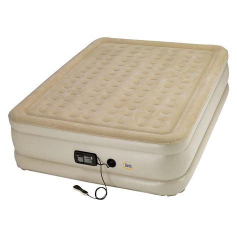 Air beams that run side to side can still feel comfortable, but you may notice some. Serta Raised 20 in. Luxury Support Coil System Airbed with ...