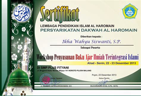 Contoh cv sederhana untuk satpam CONTOH SERTIFIKAT ~ Pelosok Negeri