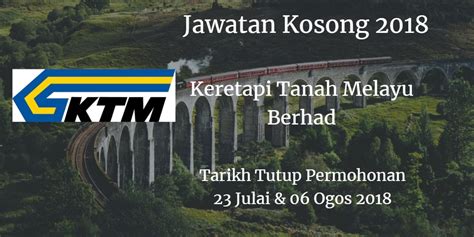 See keretapi tanah melayu berhad's products and customers. Keretapi Tanah Melayu Berhad Jawatan Kosong KTMB 23 Julai ...