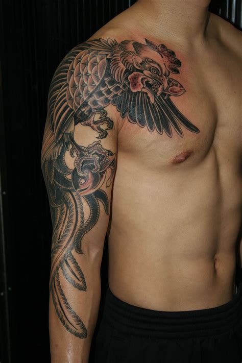 The predominance of the masculine principle. traditional japanese rooster tattoo - Google Search ...