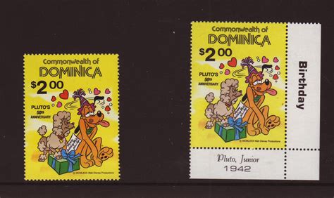 These days, het creatieve bureau achter de telenet campagne, contacteerde me met de vraag of ik. Dominica: 1981, Walt-Disney-Figuren (Pluto, Einzelmarke ...