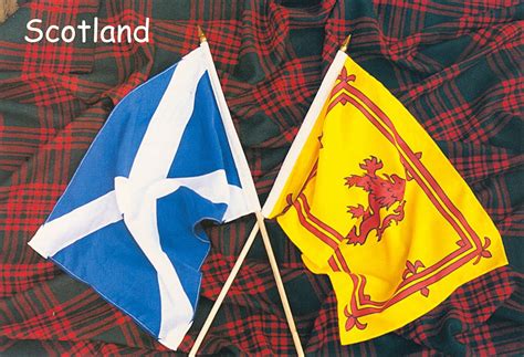 Die flagge schottlands besteht aus einem weißen andreaskreuz (engl. Scottish Country Dancing: Symbols