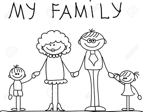 Looking for more family images clip art big happy net. Happy family clipart black and white 7 » Clipart Station