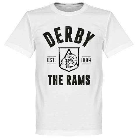 Derby county is playing next match on 10 aug 2021 against salford city in efl cup. Derby County fan shirt EST 1884 - Voetbalshirts.com