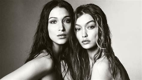 On sunday, february 25, gigi hadid showed off her last collaboration with tommy hilfiger during milan fashion week, and it was a total family affair. Supermodel Sisters Bella & Gigi Hadid Pose Naked Together ...