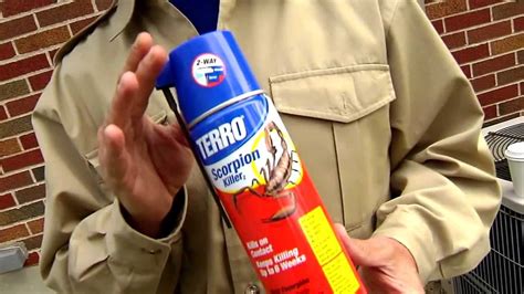 This will also kill the spiders, ants, cockroaches, and crickets on contact. TERRO Scorpion Killer Spray - YouTube