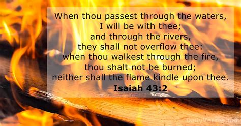 Kjv isaiah 34:1 come near, ye nations, to hear; Isaiah 43:2 - KJV - Bible verse of the day - DailyVerses.net
