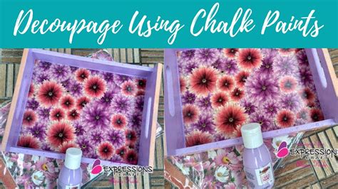 Using different adhesives and materials, it's easy to add style to almost any surface. DECOUPAGE WITH HOME DECOR CHALK PAINTS | Chalk Paints ...