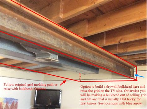 How to install a drop ceiling | armstrong ceilings for the home. Drop ceiling or drywall for inexperienced guy wanting to ...