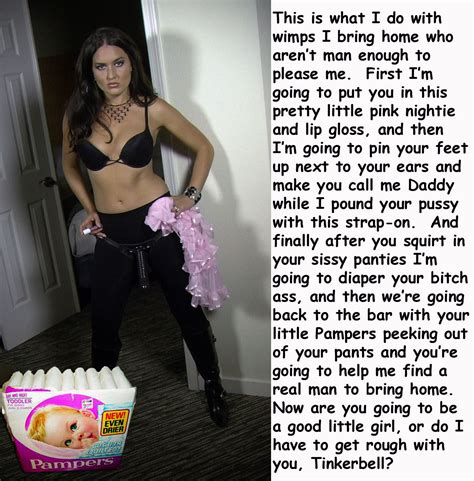 Pictures and captions of sissies being diapered, feminized, and humiliated in all sorts of ways! Pin on Baby captions