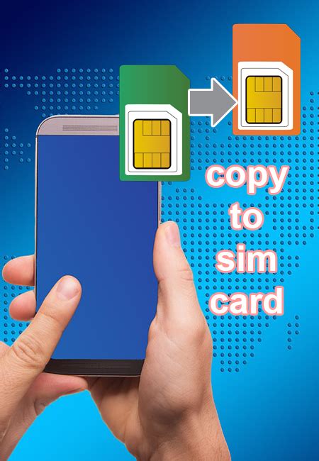 Be able to copy the content of a sim card #3. How to copy a sim card