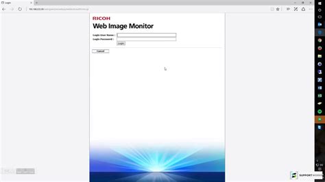 Copy that value and paste it in any web browser. Access Web Image Monitor - YouTube