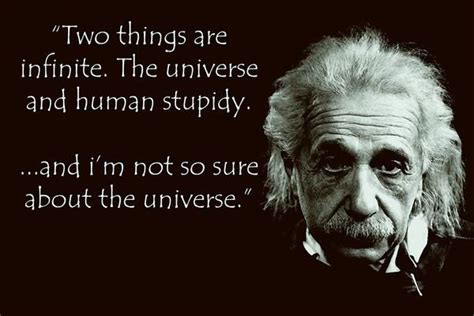 He was born on march 14, 1879, in ulm, württemberg, germany. Albert Einstein Human Stupidity Quote Poster in 2020 ...