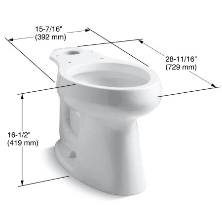 650531947307 white $ 244\ $244.00 list price. Kohler K-4199-0 White Comfort Height Elongated Bowl Only ...